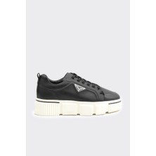 Yüksek Taban Bağcıklı Hakiki Deri Erkek Sneaker