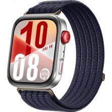 Sneezy Huaweı Watch Fıt 4 ve Fıt 4 Pro Uyumlu Dokuma Kordon Ayarlanabilir Spor Kordon