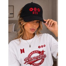 BarsDepo Bts Baskılı Tişört, Premıum Kalite Unisex Çocuk / Yetişkin (Şapka Hedıyelı)