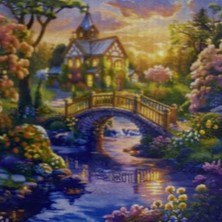 Elegantshop 5d Yapışan Boncuk Mozaik Tablo 40*50 cm S26