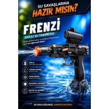 Vothoon Sarjlı Otomatik Su Tabancası LED Işıklı Geniş Su Hazneli Gerçekçi Geri Tepme Efektli Uzak Menzilli