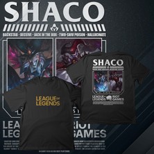 Tottobene League Of Legends -Shaco- Baskılı Oversize T-Shirt