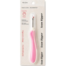 Texart Art Of Sewing Ergonomik Saplı Ilik ve Iplik Sökücü (Seam Ripper) Pembe Renkli