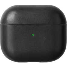 Airpods 3.nesil Kılıf M-Safe Şarj Özellikli Native Union Hakiki Nappa Derisi Klasik Kapak Siyah