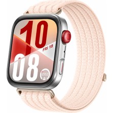 Sneezy Huaweı Watch Fıt 4 ve Fıt 4 Pro Uyumlu Dokuma Kordon Ayarlanabilir Spor Kordon