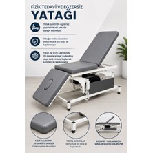 Tagesan TK-509-5 Üç Motorlu Manipülasyon Yatağı Gri 75X190 cm | Elektrikli Fizik Tedavi ve Rehabilitasyon Masası
