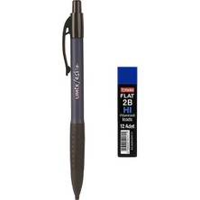 Umix Sınav / Eskiz Versatil Kalem 1.8 x 0.9 mm Mavi + Mikro Kalem Ucu 2b 1.8 mm