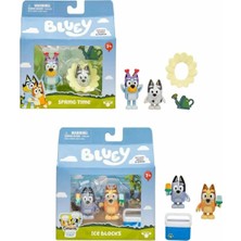 Renas Store BLUEY/18912 Bluey 2li Figür Aksesuarlı Set Asorti