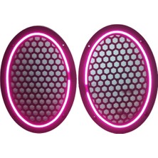 St. Morritz Damla Oval Neon LED Işıklı Midrange Hoparlör Kapağı Pembe