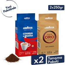 Lavazza Crema E Gusto Filtre Kahve 250 gr & Qualita Oro Filtre Kahve 250 gr
