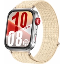 Sneezy Huaweı Watch Fıt 4 ve Fıt 4 Pro Uyumlu Dokuma Kordon Ayarlanabilir Spor Kordon