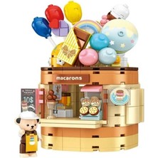 Renas Store P881201 Panlos Teddy Bear Koleksiyonu Dondurma Dünyası 354 Parça Block Oyuncak