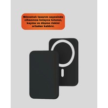 Maesko 15W Kablosuz Şarj Destekli Magsafe Araç Tutucu Havalandırma Klipsli