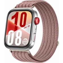 Sneezy Huaweı Watch Fıt 4 ve Fıt 4 Pro Uyumlu Dokuma Kordon Ayarlanabilir Spor Kordon