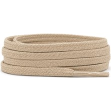Hapshoe 80 cm Vizon 5 mm Yassı Mumlu Ayakkabı Bağcığı