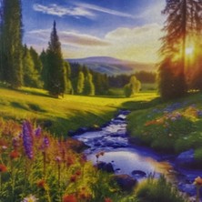 Elegantshop 5d Yapışan Boncuk Mozaik Tablo 40*50 cm S35