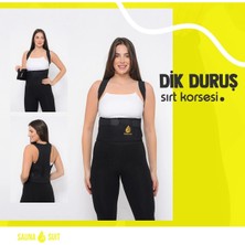St. Morritz Unisex Orjinal Kamburluk Önleyici Spor Dik Duruş Korsesi Bel Omuz Sırt Kemeri Aparatı
