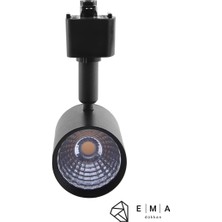 Ema Dükkan 30W LED Ray Spot 2700 Lümen Siyah Gövde Monofaze Oynar Kafa – Beyaz Işık