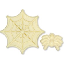 Pasta Cumhuriyeti Cadılar Bayramı Halloween Örümcek ve Örümcek Ağı Kurabiye Kalıbı