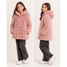 Markam Pink Buble Peluş Içi Astarlı Mont Kız Çocuk