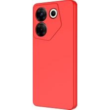 Tecno Camon 20 Pro 5g Uyumlu Kadife Iç Yüzeyli Zore Mara Lansman Silikon Kılıf - Lyon Tech
