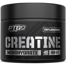 Pt Go Ptgo Nutrition Creatine Monohydrate 200 gr - Aromasız (40 Servis)