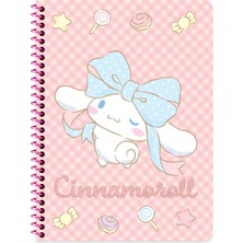 Keskin Color Cinnamoroll 16,5X22,5 Spiralli Karton Kapak Çizgili Defter - Pembe