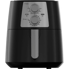St. Morritz 5,5 Lt Fastfryer (Silver-Black) (LX-FC5132)