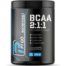 Pt Go Nutrition Bcaa 2:1:1 250 gr - Aromasız (50 Servis)