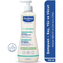 Mustela %98 Doğal İçerikli Stelatopia Çok Kuru ve Atopik Ciltler Nemlendirici Şampuan Yüz Vücut Saç 200ml