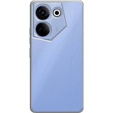 Tecno Camon 20 Pro 5g Uyumlu Şeffaf Zore Süper Silikon Kılıf - Lyon Tech