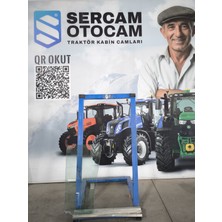 Sercam John Deere 5067E Sağ Dizlik Camı