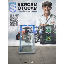 Sercam John Deere 5090E Sol Arka Yan Cam