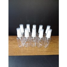 Ziylan Sprey Başlı Boş Pet Şişe Sağlam Plastik 10 Adet 50ML