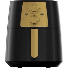 St. Morritz Fast Fryer Xl Fritöz Black Gold FC5937 Air Fryer Fastcook Colour Series