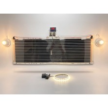 Multisan Multisanayi W3001 Dijital Termostat + Rexva 25X80 cm Karbon Isıtıcı Film + 2 Adet Duy + 12 Volt Adaptörlü Şerit LED Kuluçka Civciv Kafes Isıtma Sistemi