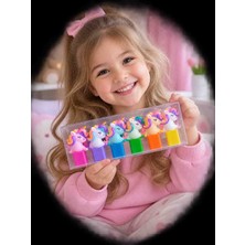 Hmc Garage Renkli Unicorn Figürlü 6 Lı Boyama Set