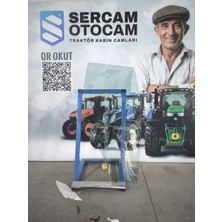 Sercam John Deere 5085M Sağ Kapı Camı