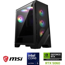 MSI Gzone Eco Intel Ultra 5 225F / Nvidia Rtx 5060 8gb / 16GB Ddr5 / 1tb M.2 SSD / Gaming Masaüstü Bilgisayar
