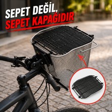Heugers ÜRÜN (SEPET DEĞİL SEPET KAPAĞIDIR)  XLC Carry More Arka ve ön Sepet (KAPAĞI)– BA-B07 / BA-B08 Uyumlu, Esnek ve Klipsli Sabitleme