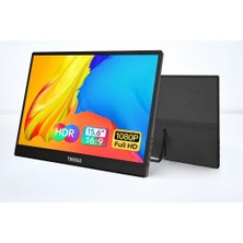 Twogo 15.6″ QLED Full Hd Dokunmatik Monitör/ Telefon Laptop Vb... Görüntü Aktarma (Tır, Otomobil, Dershane, Karavan)