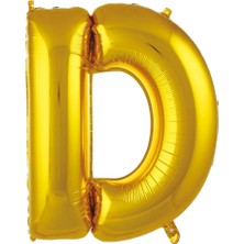 Partyplus Harf Folyo Balon Gold Renk 34 Inç 76 cm