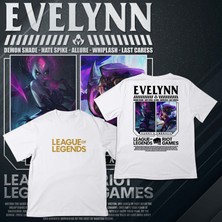 Tottobene League Of Legends -Evelynn- Baskılı Oversize T-Shirt