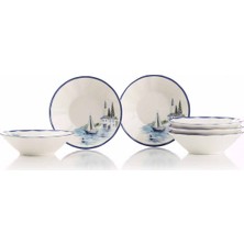 Kütahya Porselen Brise Y 6 Parça 10 cm Çay Tabağı