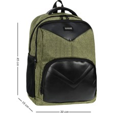 Kadin Omuz Cantasi Bolmeli Gunluk Yeni Sezon Galb Leather Haki