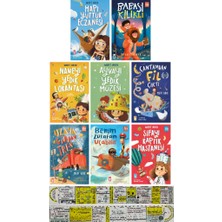 Timaş Çocuk Mert Arık 8 Kitap Set / Hapı Yuttuk Eczanesi - Babası Kılıklı - Naneyi Yedik Lokantası - Ayvayı Yedik Müzesi