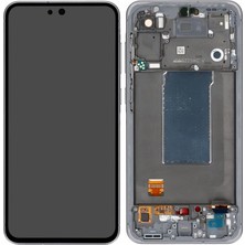 OEM Samsung A566 A56 LCD Ekran Kasalı Tft - Siyah (Parmak Izi Okumaz)