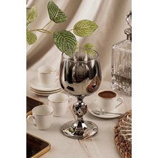 Decostyle 6'lı Bohemıa Kristal Titanium Kaplama Kahve Yanı Su Kadehi 150 ml