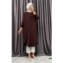 Yanları Yırtmaçlı Sandy Tunik