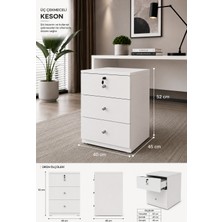 Ofissimo 3 Çekmeceli Keson, Ofis Keson